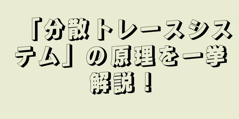 「分散トレースシステム」の原理を一挙解説！