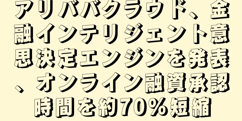 アリババクラウド、金融インテリジェント意思決定エンジンを発表、オンライン融資承認時間を約70%短縮