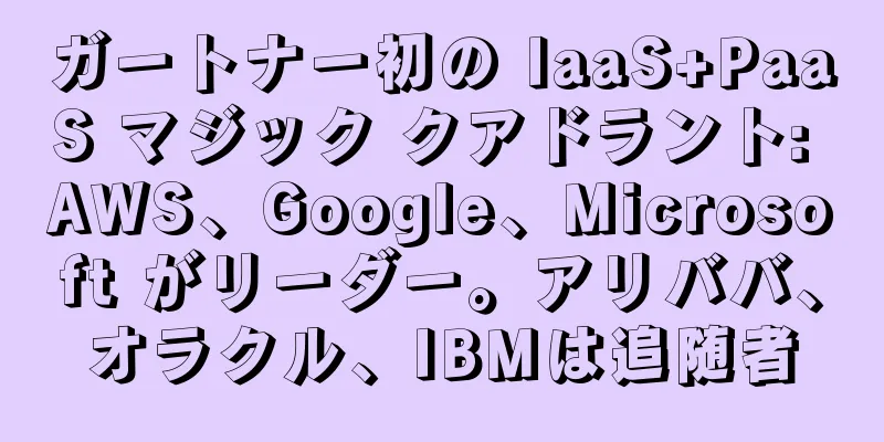 ガートナー初の IaaS+PaaS マジック クアドラント: AWS、Google、Microsoft がリーダー。アリババ、オラクル、IBMは追随者