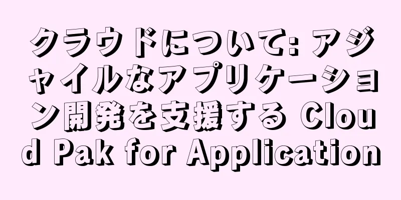 クラウドについて: アジャイルなアプリケーション開発を支援する Cloud Pak for Application
