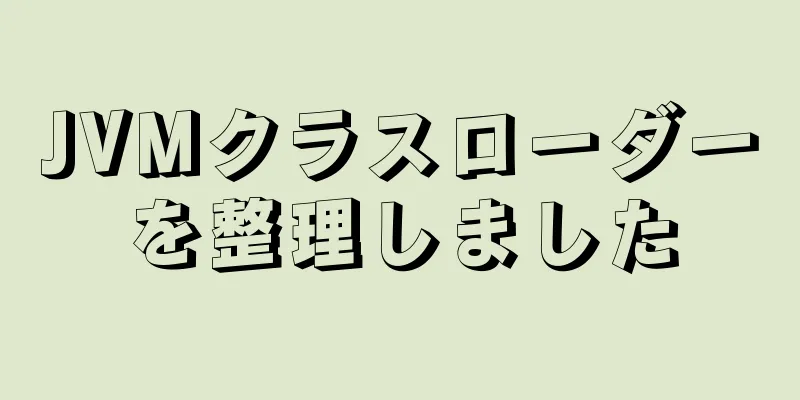 JVMクラスローダーを整理しました