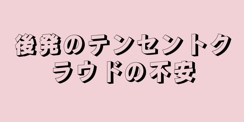 後発のテンセントクラウドの不安