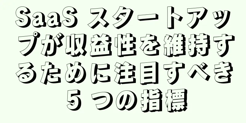 SaaS スタートアップが収益性を維持するために注目すべき 5 つの指標