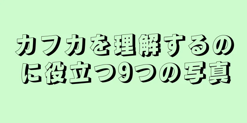 カフカを理解するのに役立つ9つの写真