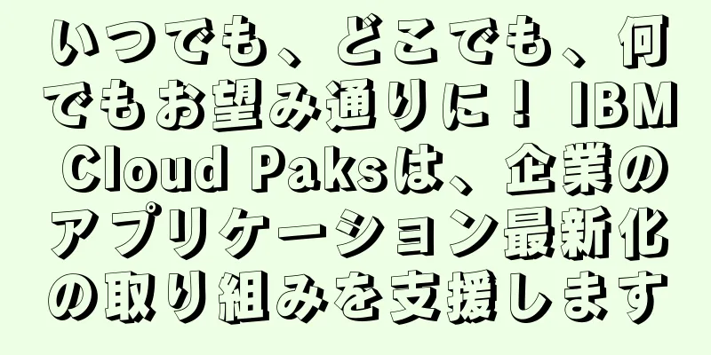いつでも、どこでも、何でもお望み通りに！ IBM Cloud Paksは、企業のアプリケーション最新化の取り組みを支援します