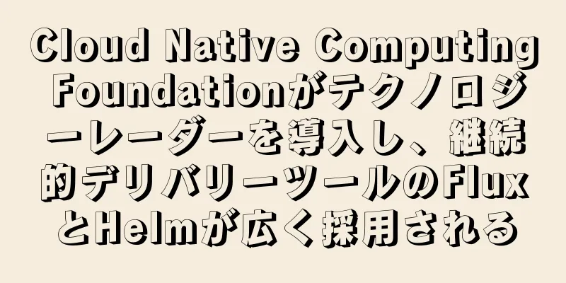 Cloud Native Computing Foundationがテクノロジーレーダーを導入し、継続的デリバリーツールのFluxとHelmが広く採用される
