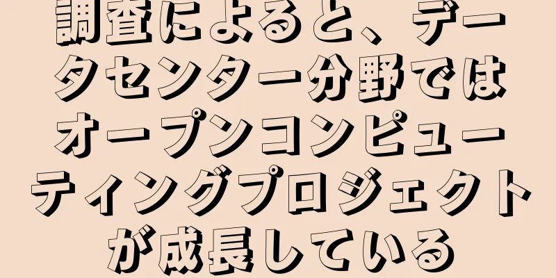 調査によると、データセンター分野ではオープンコンピューティングプロジェクトが成長している