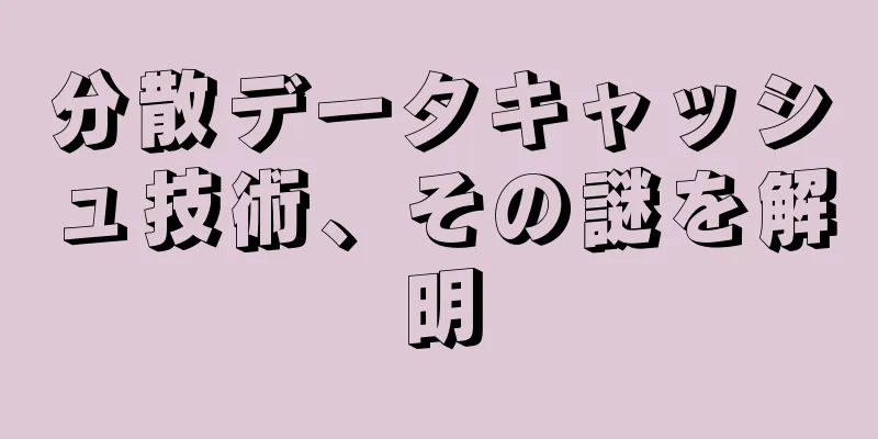 分散データキャッシュ技術、その謎を解明