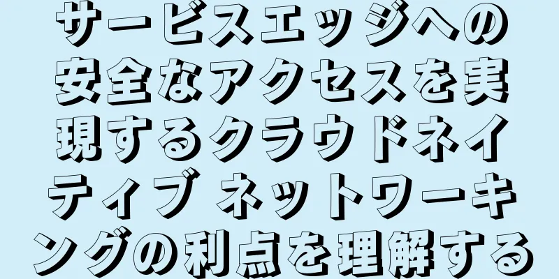 サービスエッジへの安全なアクセスを実現するクラウドネイティブ ネットワーキングの利点を理解する