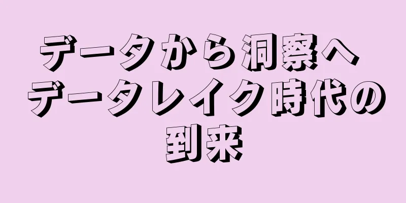 データから洞察へ データレイク時代の到来