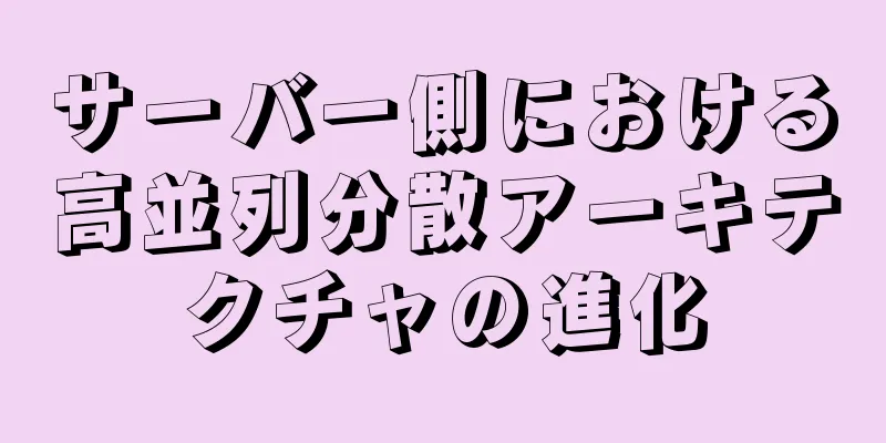 サーバー側における高並列分散アーキテクチャの進化