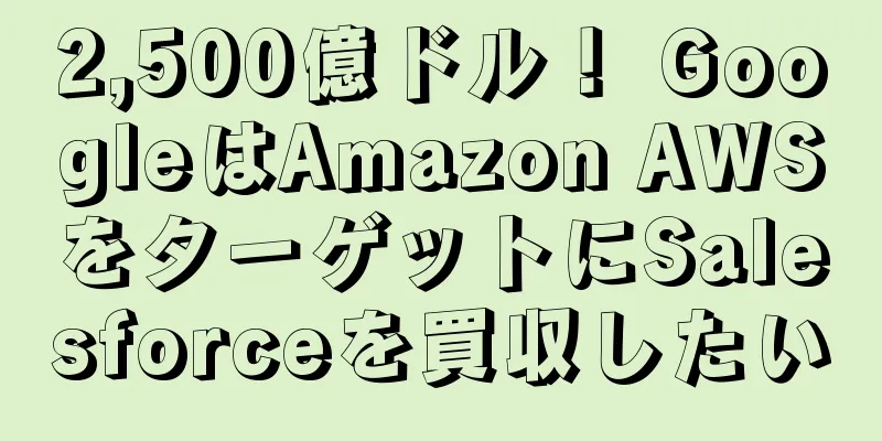 2,500億ドル！ GoogleはAmazon AWSをターゲットにSalesforceを買収したい