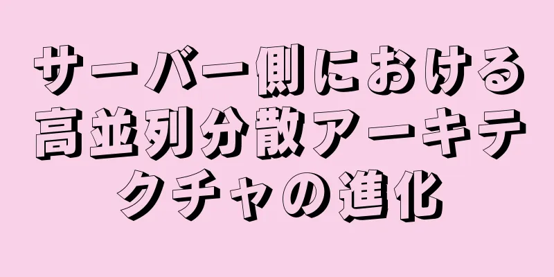 サーバー側における高並列分散アーキテクチャの進化
