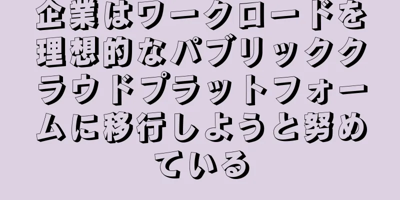 企業はワークロードを理想的なパブリッククラウドプラットフォームに移行しようと努めている