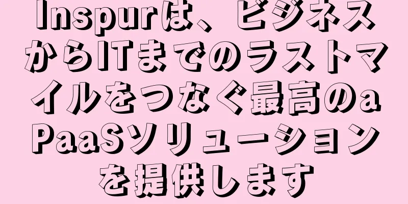 Inspurは、ビジネスからITまでのラストマイルをつなぐ最高のaPaaSソリューションを提供します