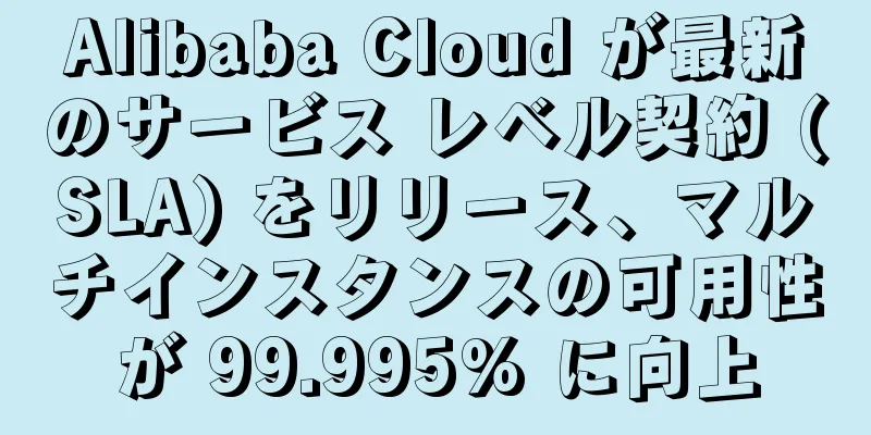 Alibaba Cloud が最新のサービス レベル契約 (SLA) をリリース、マルチインスタンスの可用性が 99.995% に向上