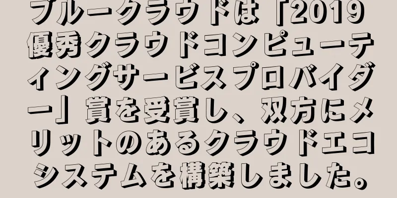 ブルークラウドは「2019 優秀クラウドコンピューティングサービスプロバイダー」賞を受賞し、双方にメリットのあるクラウドエコシステムを構築しました。