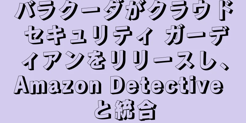 バラクーダがクラウド セキュリティ ガーディアンをリリースし、Amazon Detective と統合