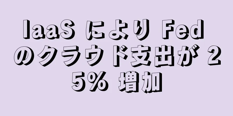 IaaS により Fed のクラウド支出が 25% 増加