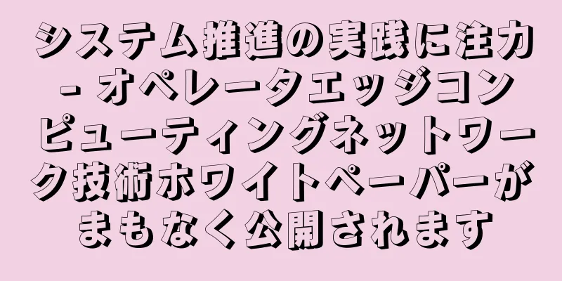 システム推進の実践に注力 - オペレータエッジコンピューティングネットワーク技術ホワイトペーパーがまもなく公開されます