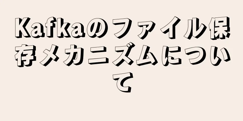 Kafkaのファイル保存メカニズムについて