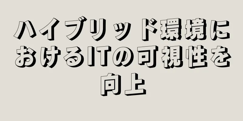 ハイブリッド環境におけるITの可視性を向上