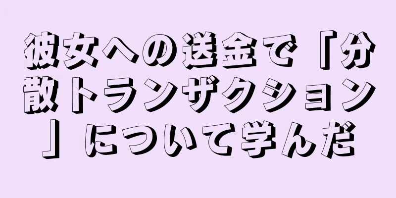 彼女への送金で「分散トランザクション」について学んだ