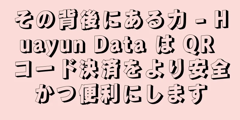 その背後にある力 - Huayun Data は QR コード決済をより安全かつ便利にします