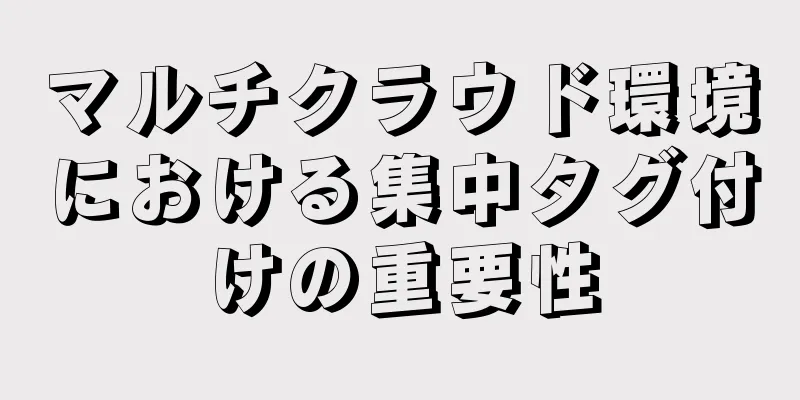 マルチクラウド環境における集中タグ付けの重要性