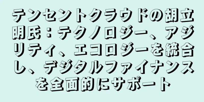 テンセントクラウドの胡立明氏：テクノロジー、アジリティ、エコロジーを統合し、デジタルファイナンスを全面的にサポート