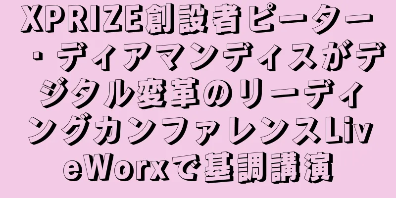 XPRIZE創設者ピーター・ディアマンディスがデジタル変革のリーディングカンファレンスLiveWorxで基調講演
