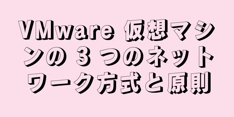 VMware 仮想マシンの 3 つのネットワーク方式と原則