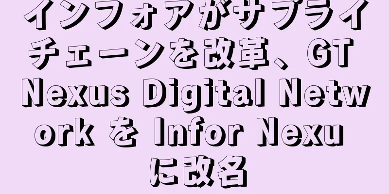 インフォアがサプライチェーンを改革、GT Nexus Digital Network を Infor Nexu に改名