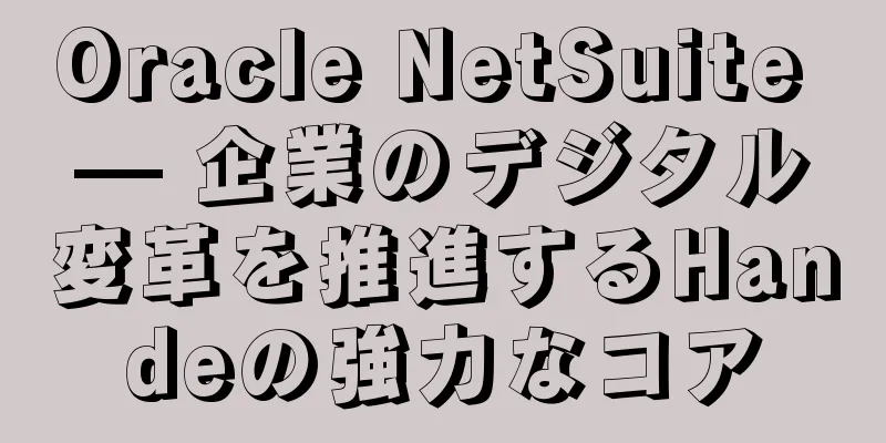Oracle NetSuite — 企業のデジタル変革を推進するHandeの強力なコア