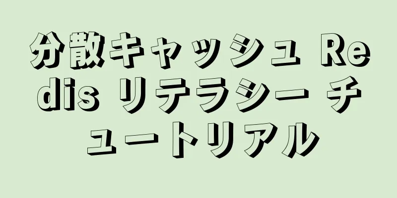 分散キャッシュ Redis リテラシー チュートリアル