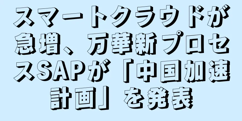 スマートクラウドが急増、万華新プロセスSAPが「中国加速計画」を発表