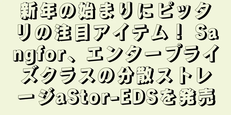 新年の始まりにピッタリの注目アイテム！ Sangfor、エンタープライズクラスの分散ストレージaStor-EDSを発売