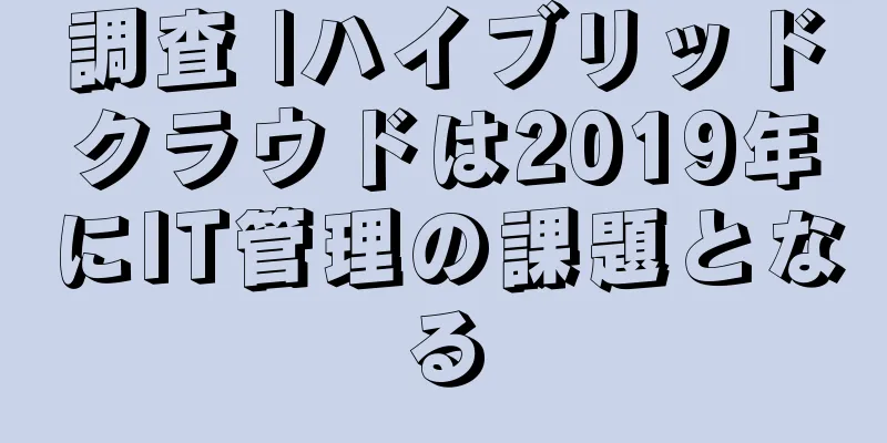 調査 |ハイブリッドクラウドは2019年にIT管理の課題となる