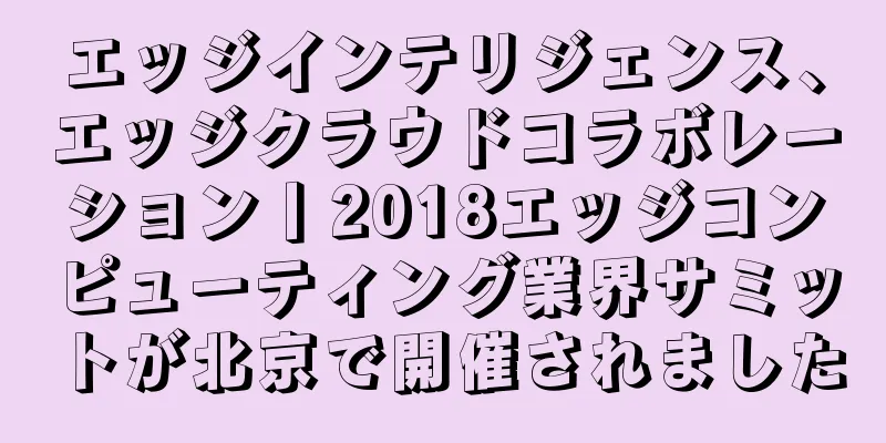 エッジインテリジェンス、エッジクラウドコラボレーション丨2018エッジコンピューティング業界サミットが北京で開催されました