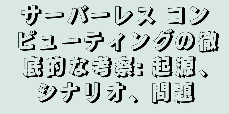 サーバーレス コンピューティングの徹底的な考察: 起源、シナリオ、問題