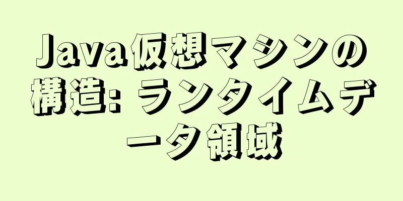 Java仮想マシンの構造: ランタイムデータ領域