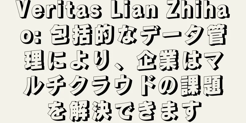 Veritas Lian Zhihao: 包括的なデータ管理により、企業はマルチクラウドの課題を解決できます