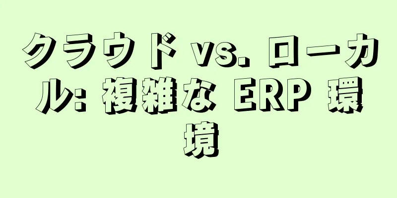 クラウド vs. ローカル: 複雑な ERP 環境