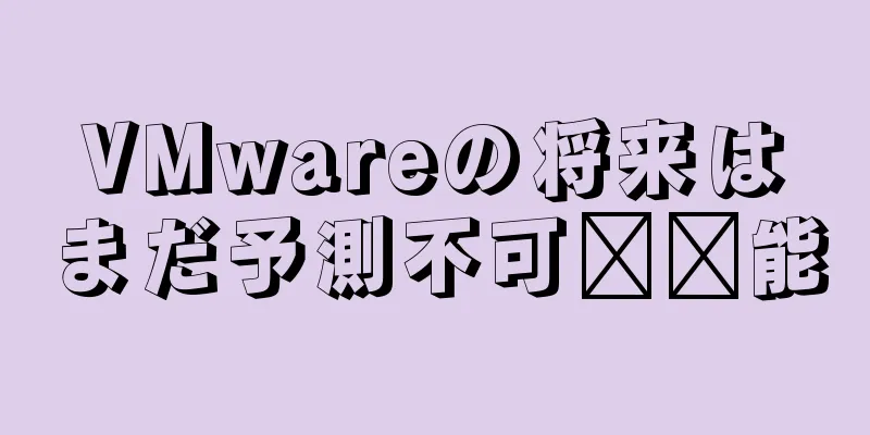 VMwareの将来はまだ予測不可​​能