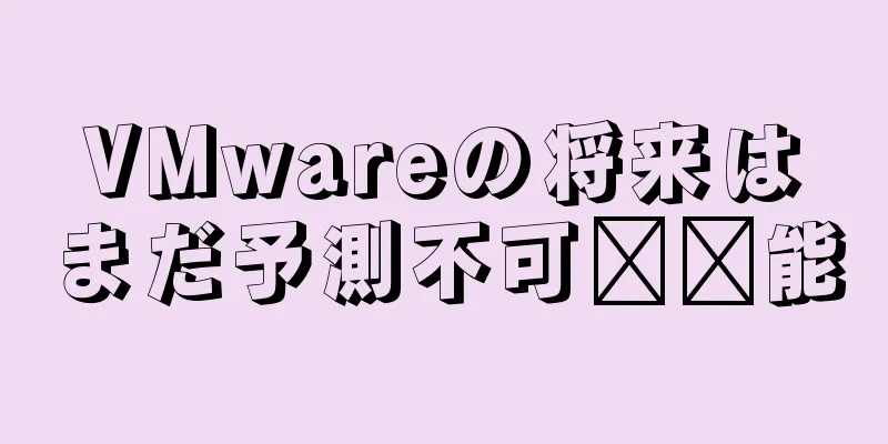 VMwareの将来はまだ予測不可​​能
