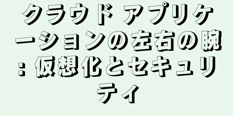 クラウド アプリケーションの左右の腕: 仮想化とセキュリティ