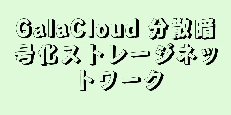 GalaCloud 分散暗号化ストレージネットワーク