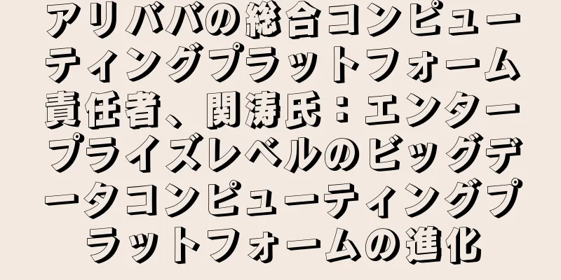 アリババの総合コンピューティングプラットフォーム責任者、関涛氏：エンタープライズレベルのビッグデータコンピューティングプラットフォームの進化