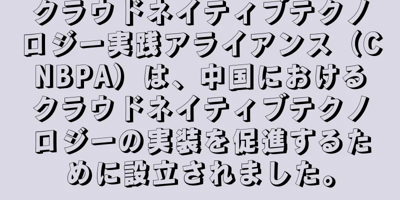 クラウドネイティブテクノロジー実践アライアンス（CNBPA）は、中国におけるクラウドネイティブテクノロジーの実装を促進するために設立されました。