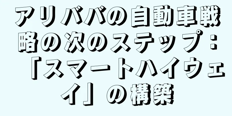 アリババの自動車戦略の次のステップ：「スマートハイウェイ」の構築